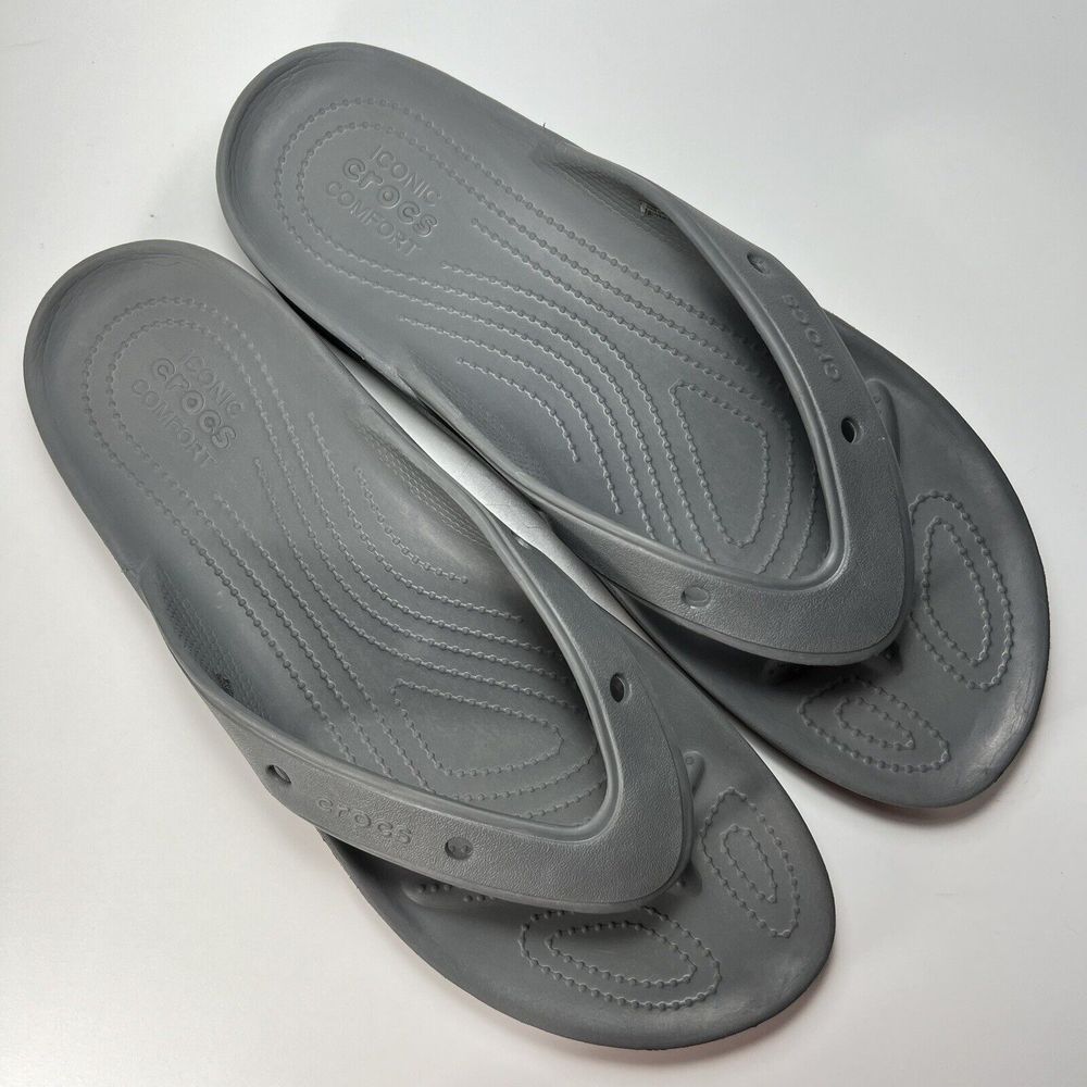 Crocs Classic All-Terrain Flip-Flop Thong Sandals Men's Size 12